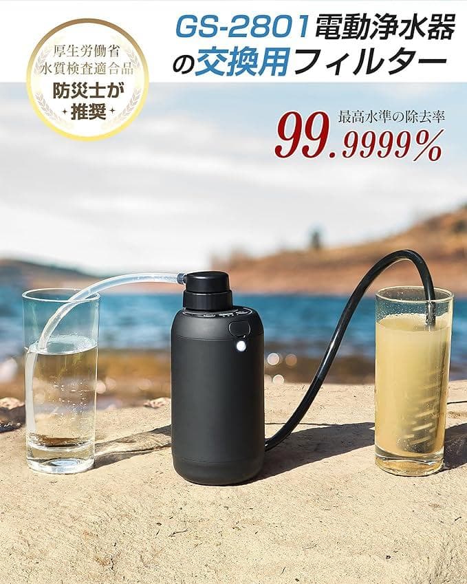 値下げしました　GS-2801/2811電動浄水器 交換用フィルター3個セット