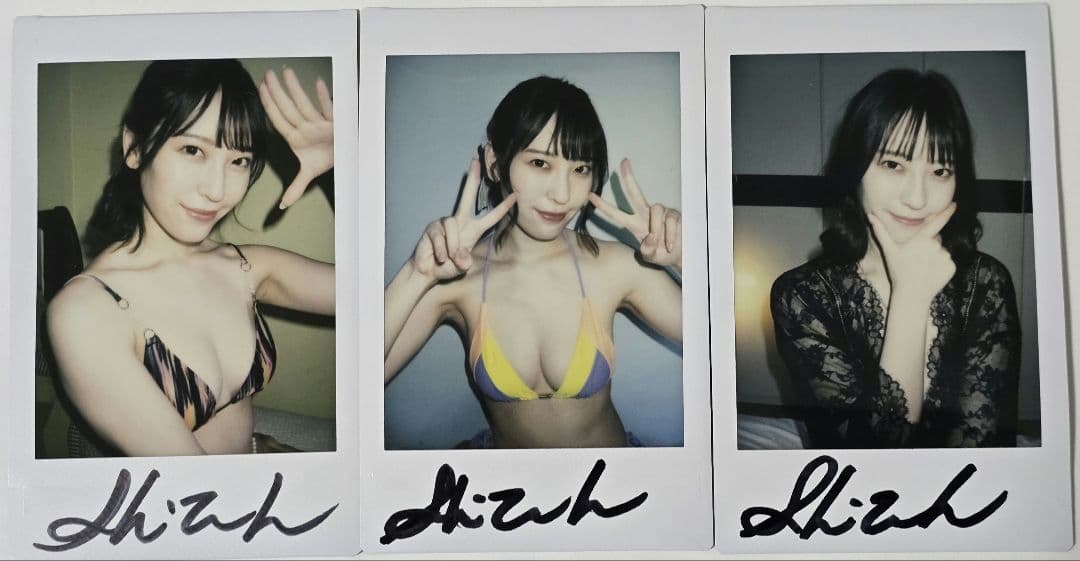 瀧本雫葉 サイン入り チェキセット