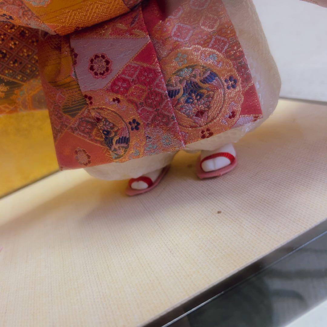 御所人形　清宝　日本人形 コレクション ガラスケース入り インテリア 昭和レトロ