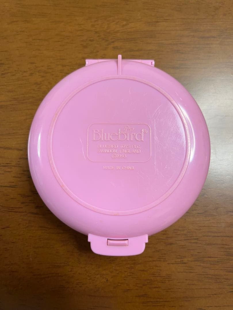 ポーリーポケット・くるりんバレリーナ・コンパクト・丸型・パープル・1993年