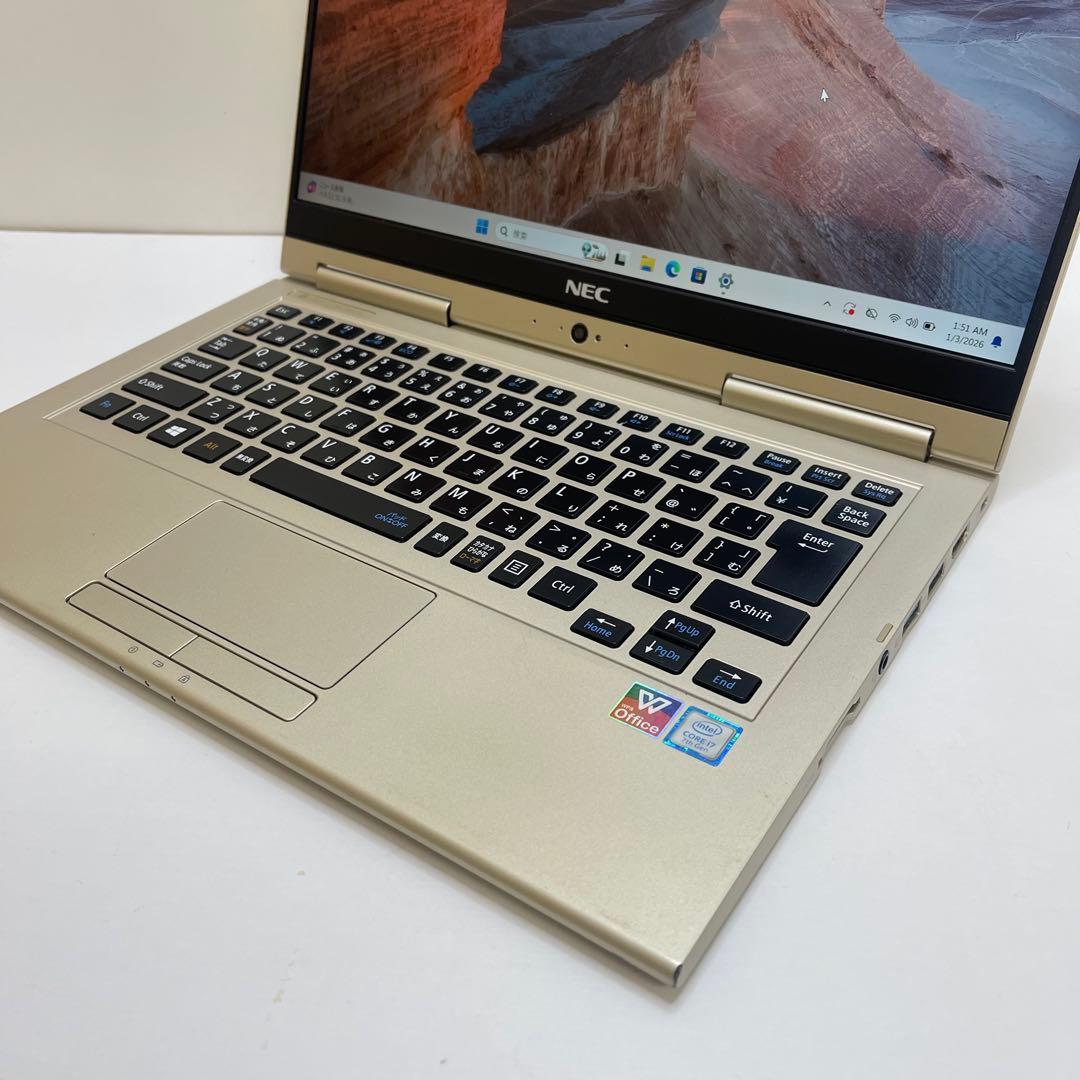 Windowsノート本体 #720 NEC LAVIE HZ750/G i7-7500U 8Gb 256G