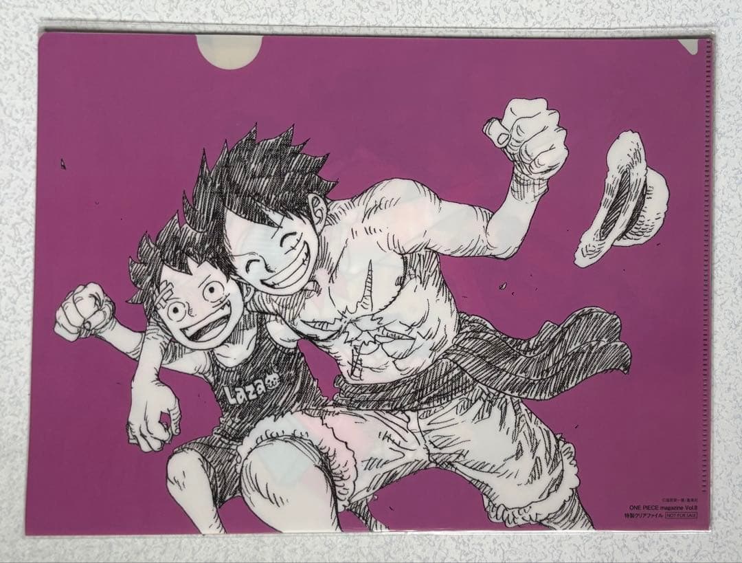 ワンピースマガジンVol.8 懸賞当選品 特製クリアファイル
