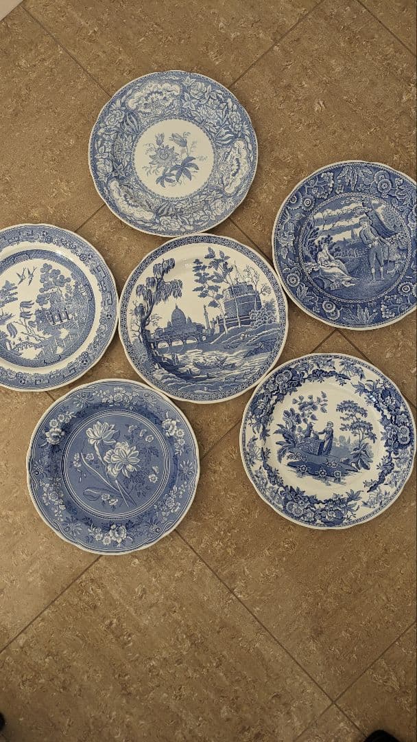 お値下げ！スポード ブルールームコレクション　26.5cm 　6枚セット　大皿