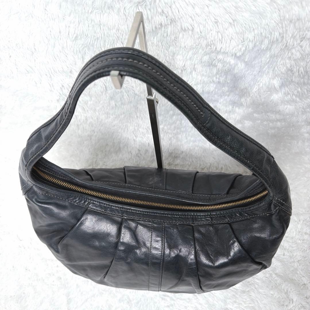 バッグ coach Ergo Pleated Hobo bag y2k black