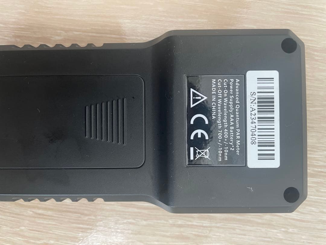 水中使用可能なPARメーター　サフデザイン