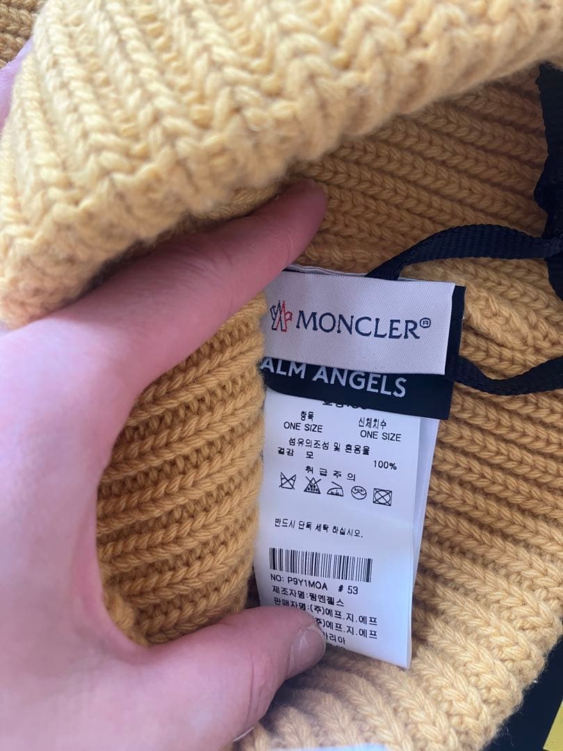 MONCLER PALM ANGELS ニット帽