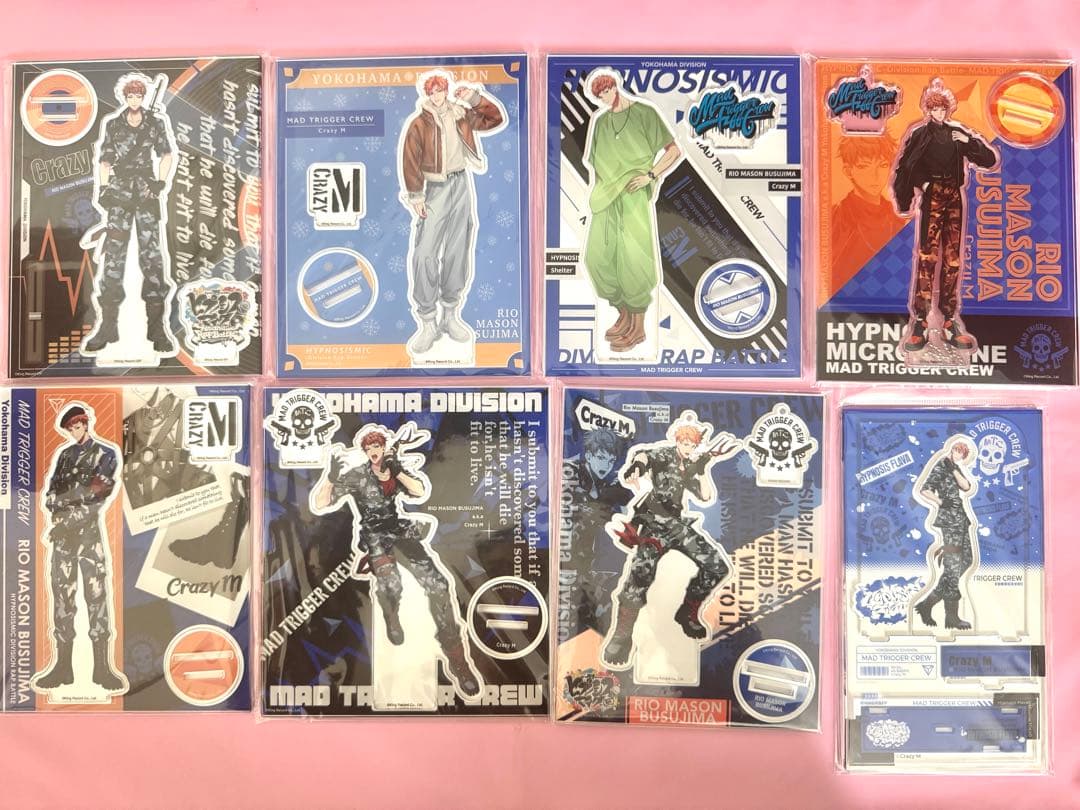 ヒプノシスマイク 毒島メイソン理鶯 アクリルスタンド 8点セット