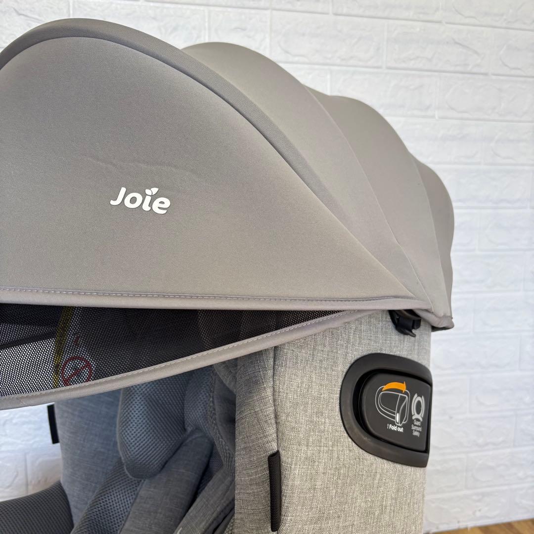 美品　JOIE チャイルドシート アイ・アーク360°キャノピー付　グレー