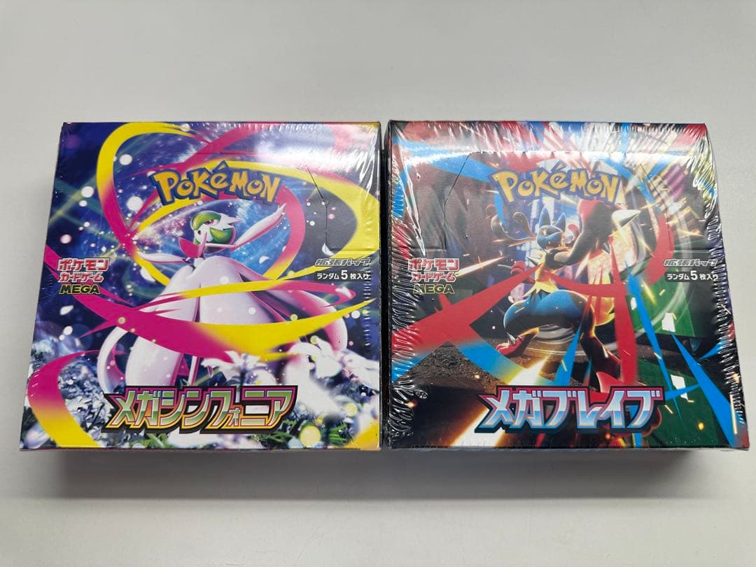 新品、未開封 シュリンク付き メガブレイブ メガシンフォニア 2BOX