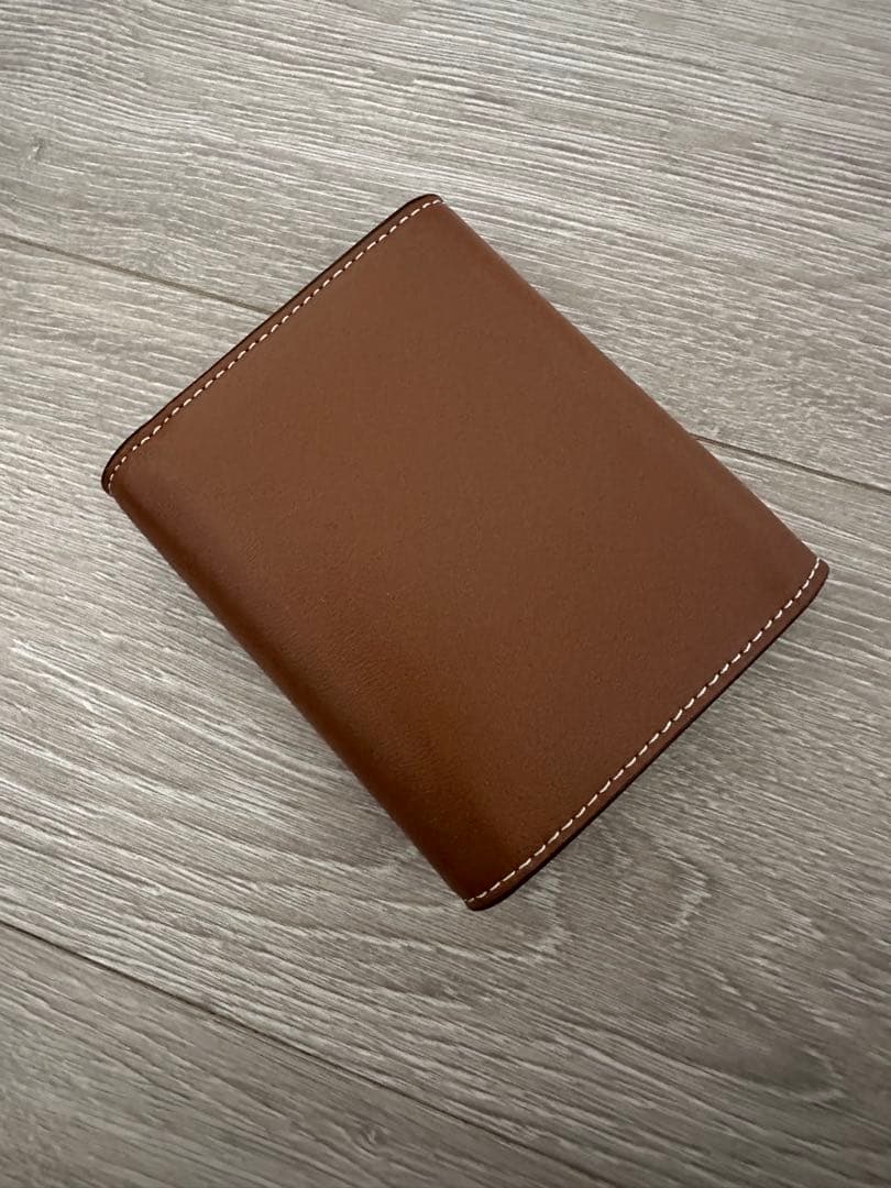 美品CELINE セリーヌ トリオンフ コンパクトウォレット　コニャック