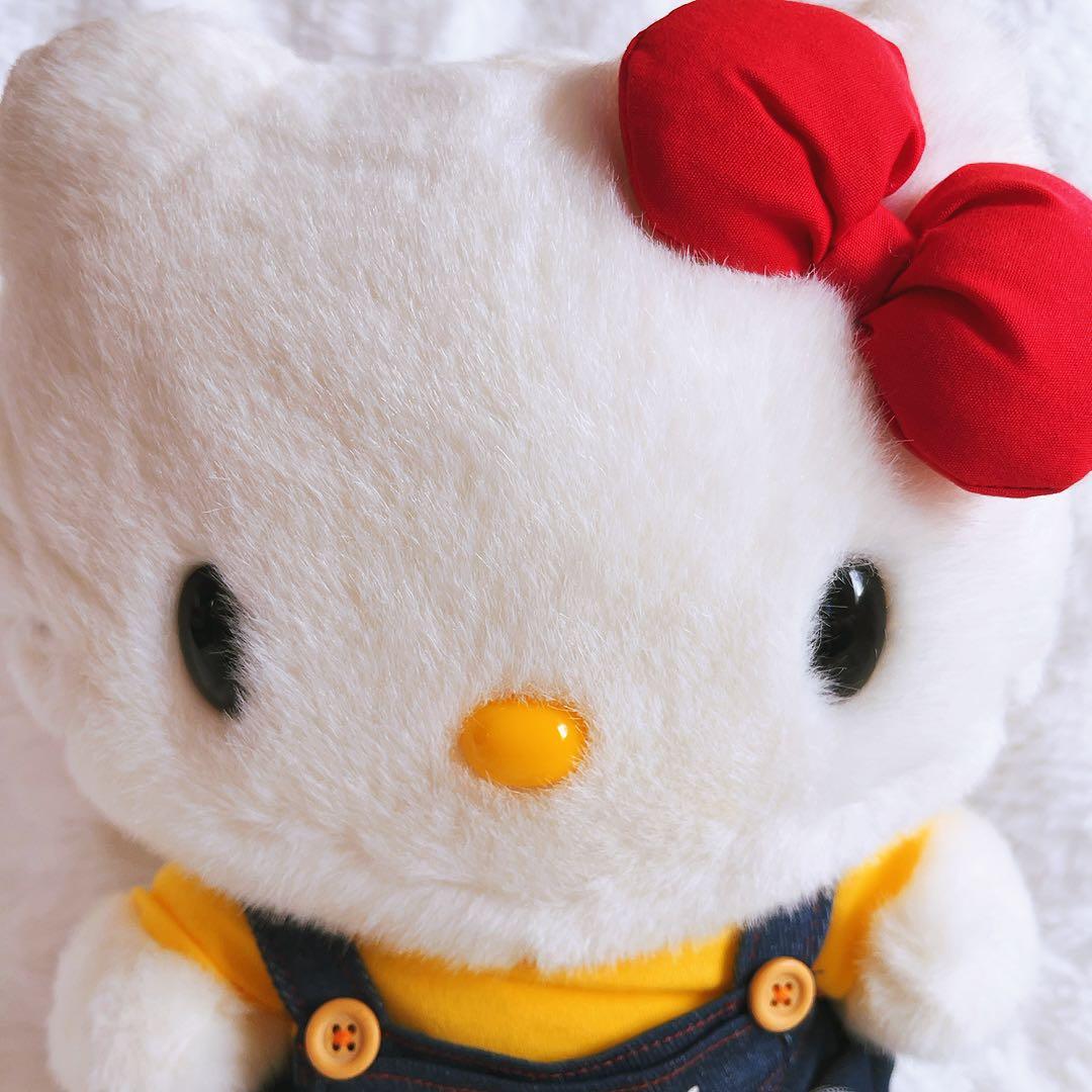 希少レア　ハローキティ　レトロぬいぐるみ　BIGぬいぐるみ 平成レトロ　サンリオ