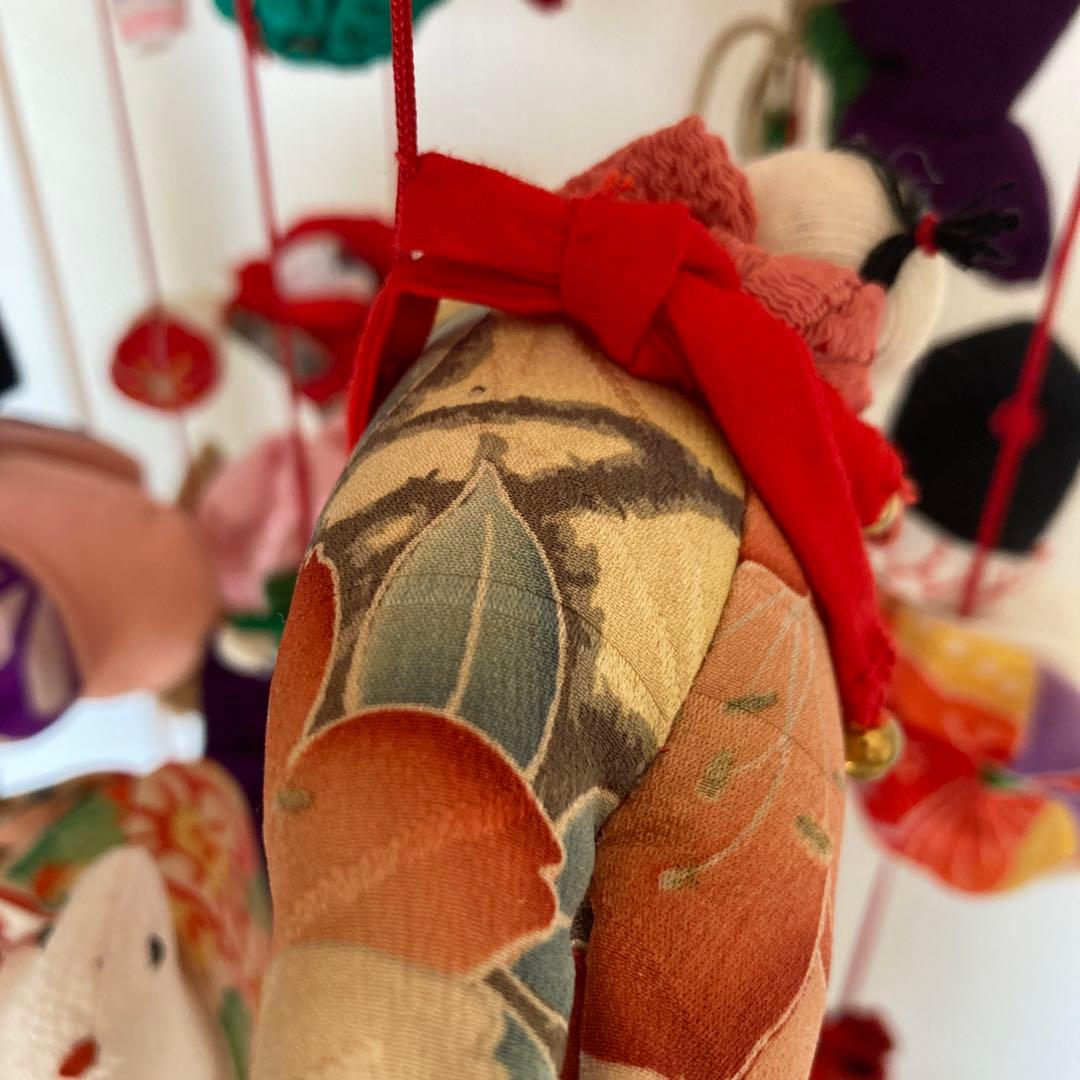 ハンドメイド⭐︎吊るし飾り⭐︎つるしびな⭐︎正絹・ちりめん♡ひな祭り