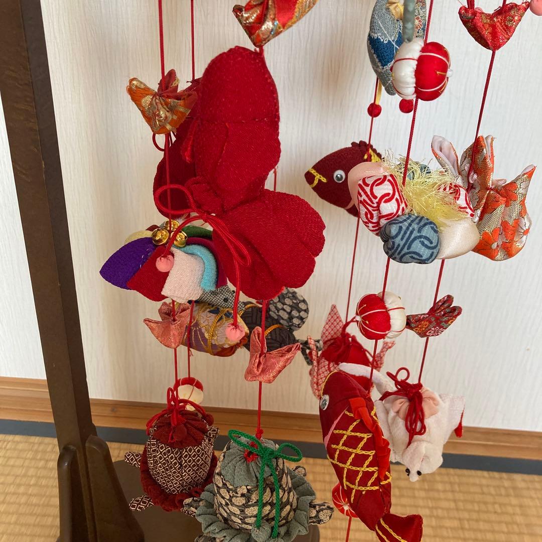 ハンドメイド⭐︎吊るし飾り⭐︎つるしびな⭐︎正絹・ちりめん♡ひな祭り