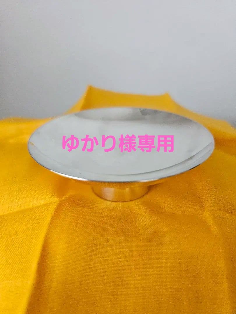 ゆかり 未使用 純銀 盃 円形 ディスプレイプレート 44g