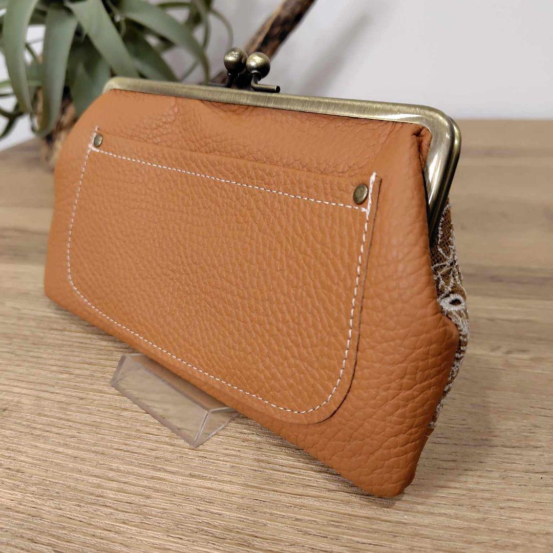 あ*い様 ミナペルホネン/ringo/tambourine/がま口長財布薄型本牛