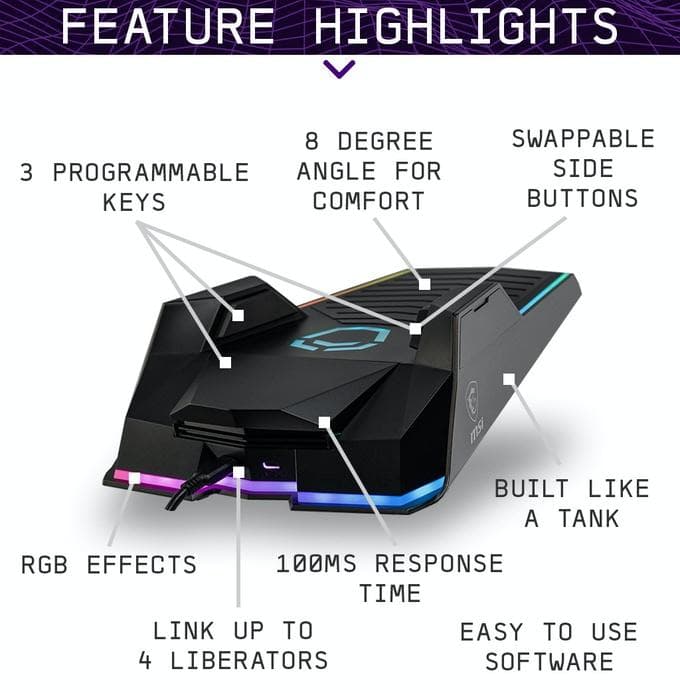 【希少！輸入品】MSI Liberator GP10 ゲーミングフットペダル