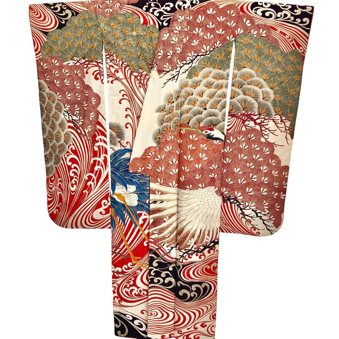 sanasanacat★アンティーク振袖と長襦袢セット 大正ロマン N55