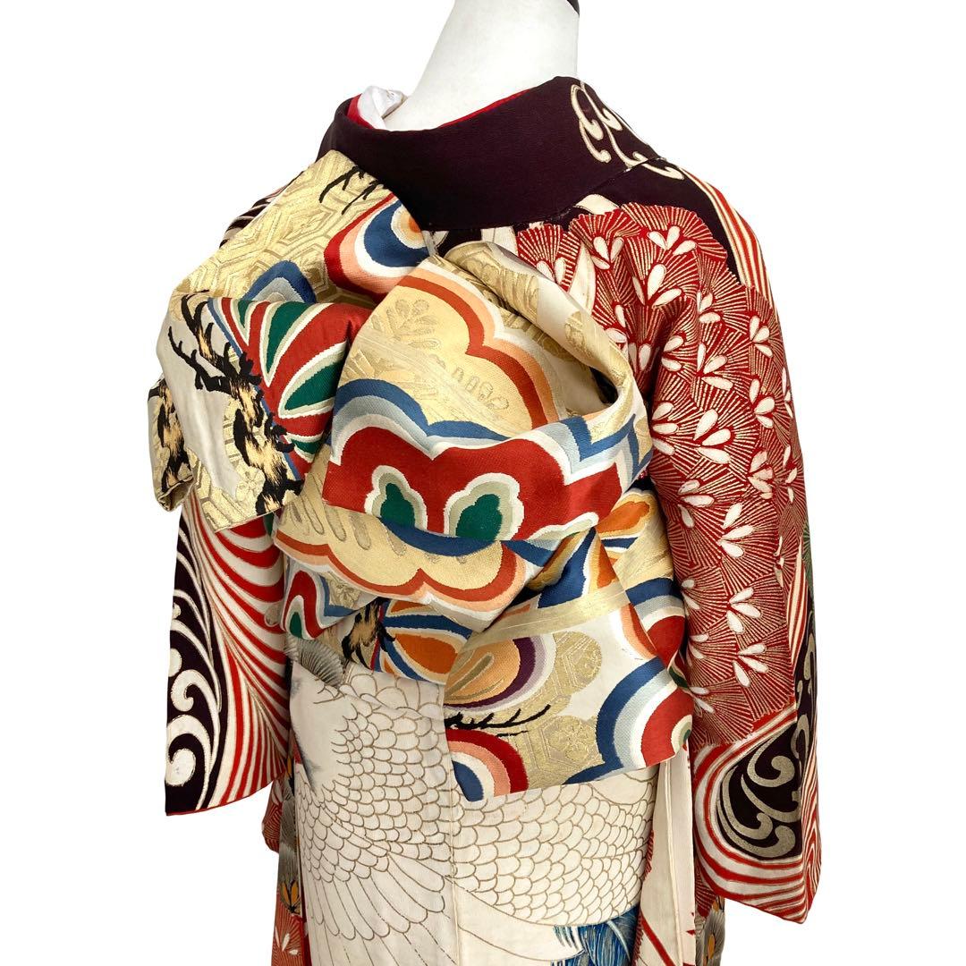 sanasanacat★アンティーク振袖と長襦袢セット 大正ロマン N55