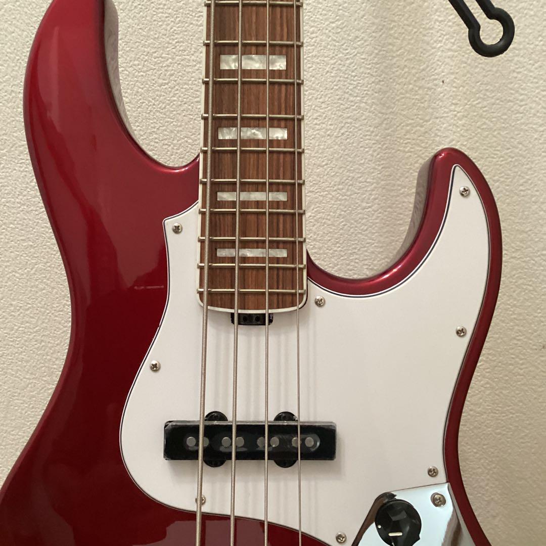 GrassRoots エレキベース 4弦 レッド