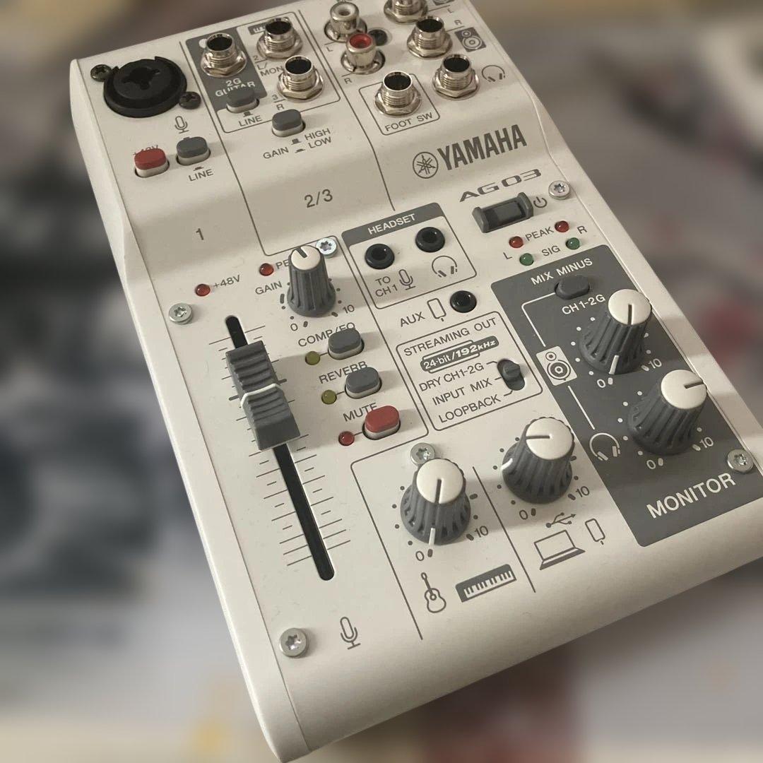 【ほぼ未使用】YAMAHA AG03 オーディオインターフェイス