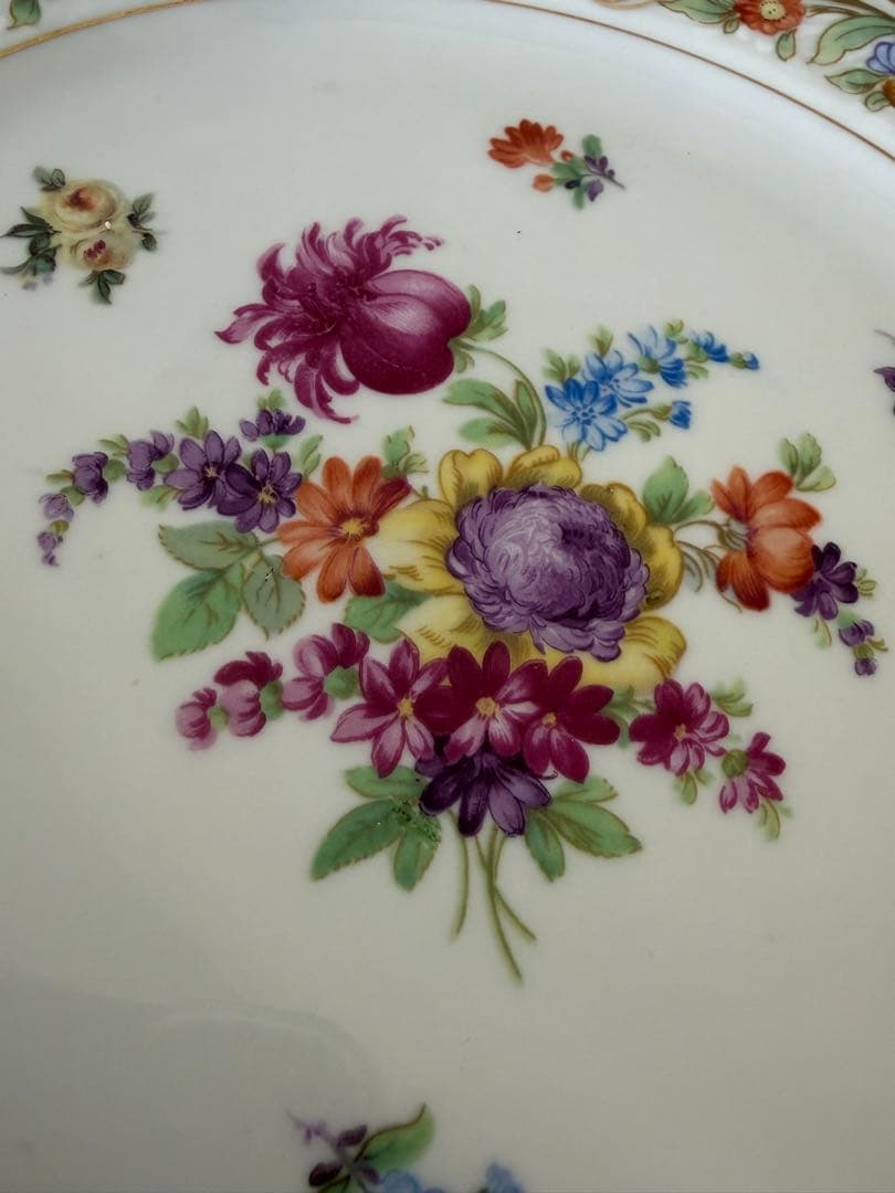 シューマンババリア・ドレスデンフラワー7枚セット