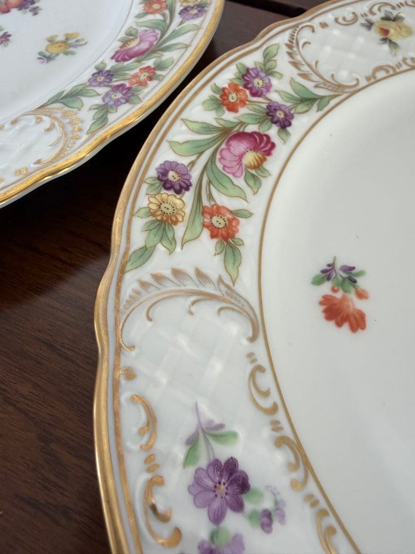 シューマンババリア・ドレスデンフラワー7枚セット