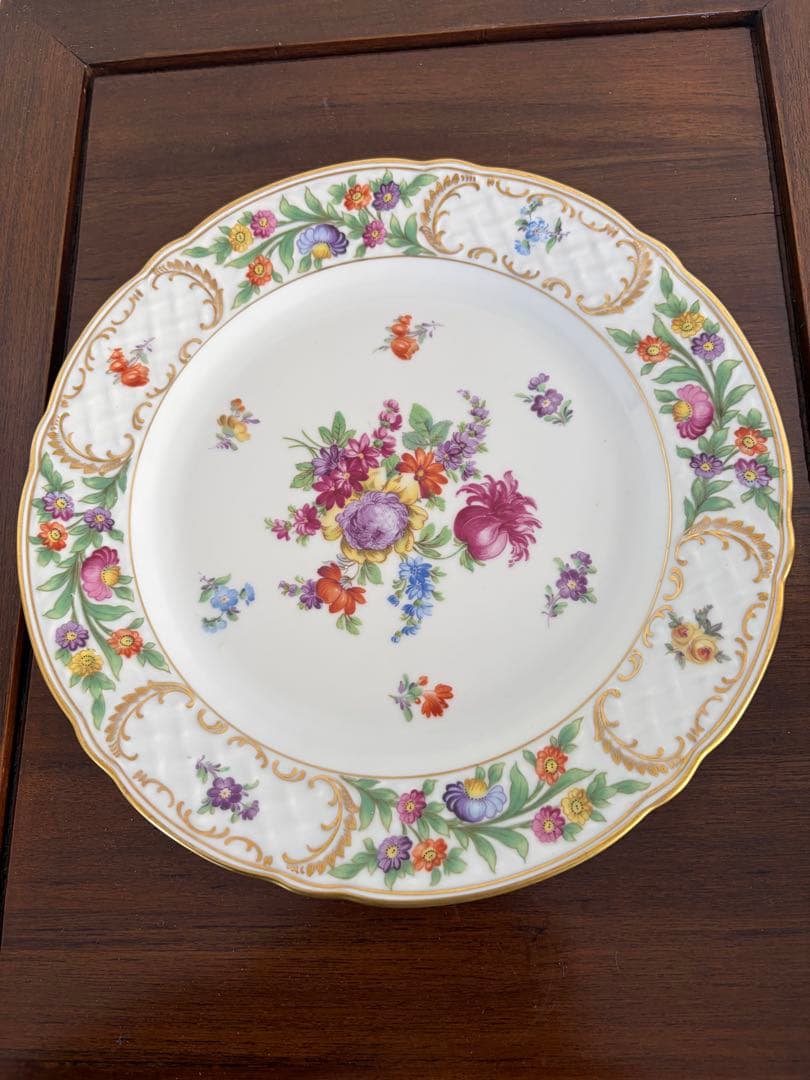 シューマンババリア・ドレスデンフラワー7枚セット