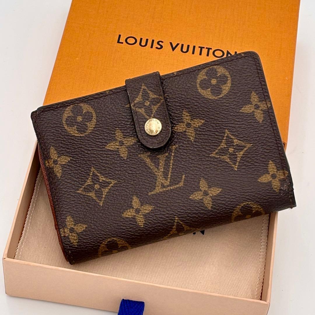 ルイヴィトン モノグラム ポルトフォイユ・ヴィエノワ 二つ折り財布 がま口