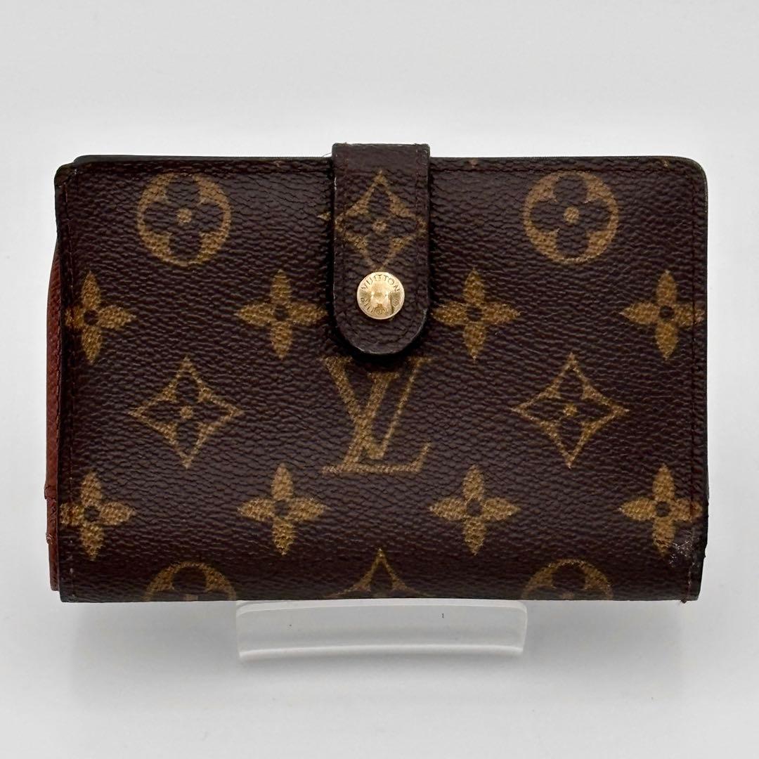 ルイヴィトン モノグラム ポルトフォイユ・ヴィエノワ 二つ折り財布 がま口