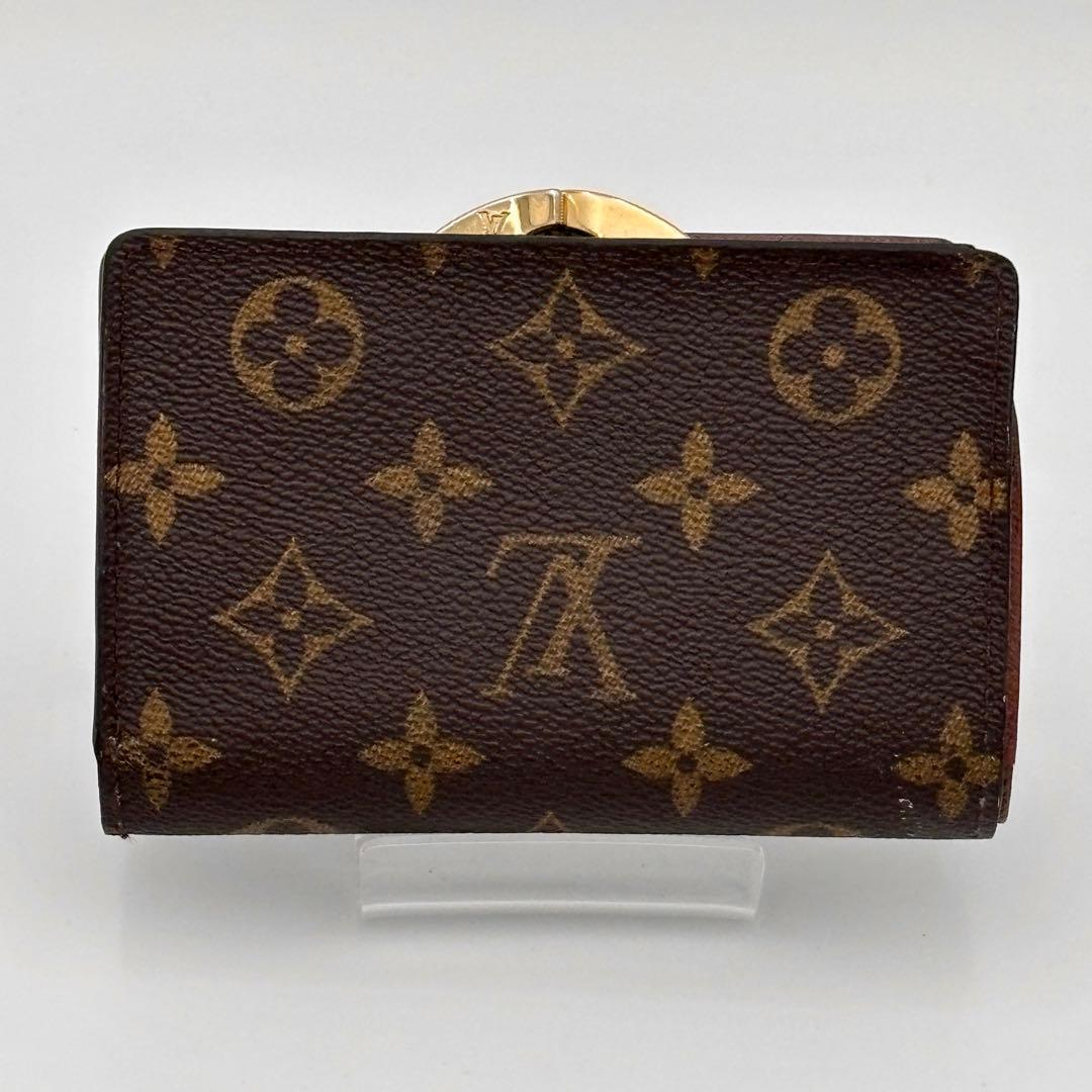ルイヴィトン モノグラム ポルトフォイユ・ヴィエノワ 二つ折り財布 がま口