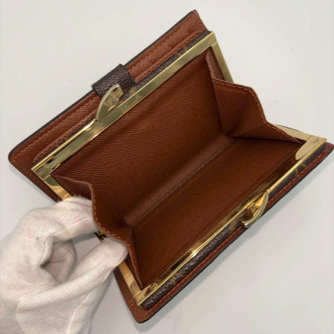 ルイヴィトン モノグラム ポルトフォイユ・ヴィエノワ 二つ折り財布 がま口