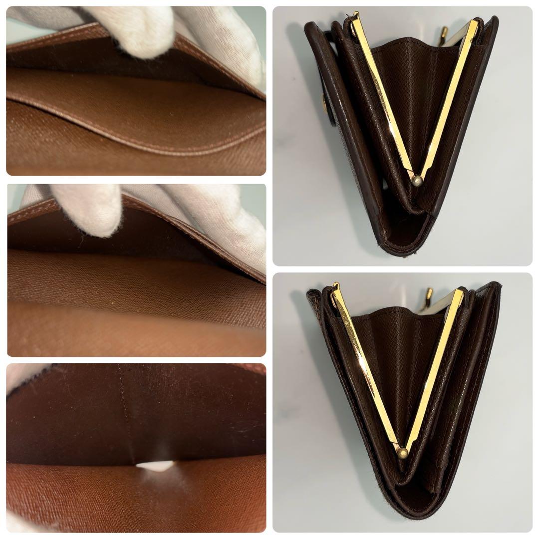 ルイヴィトン モノグラム ポルトフォイユ・ヴィエノワ 二つ折り財布 がま口