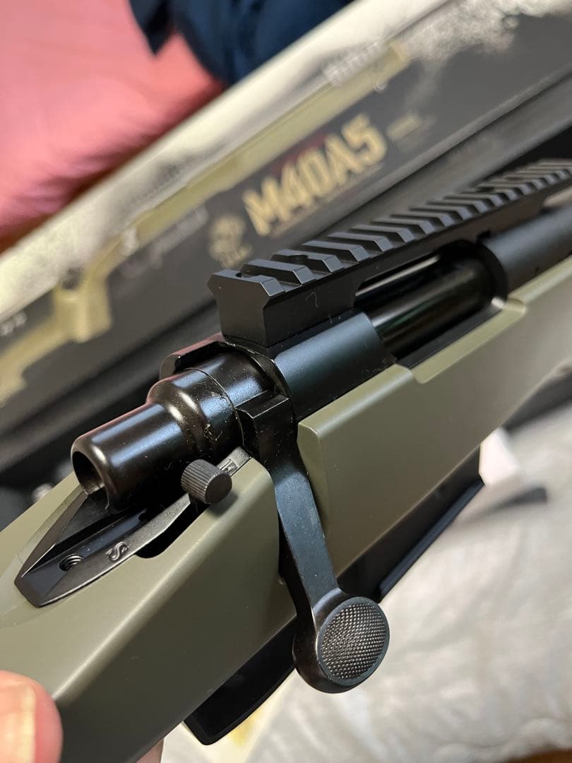 【スコープ、バイポッド付き】東京マルイ　M40A5 O.D Stock