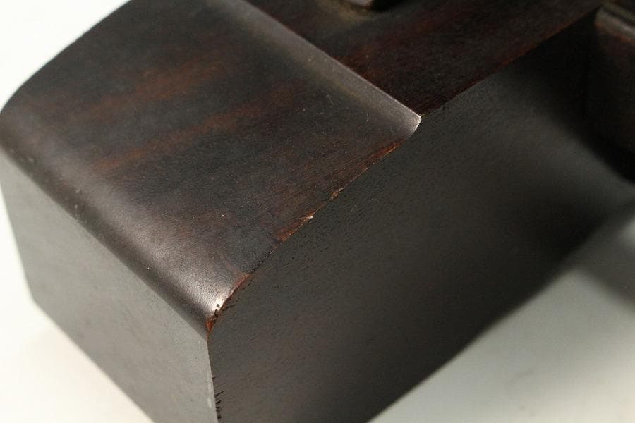 武具甲冑 刀掛 鍔紋透かし 木彫刻 時代物(K-YC460)