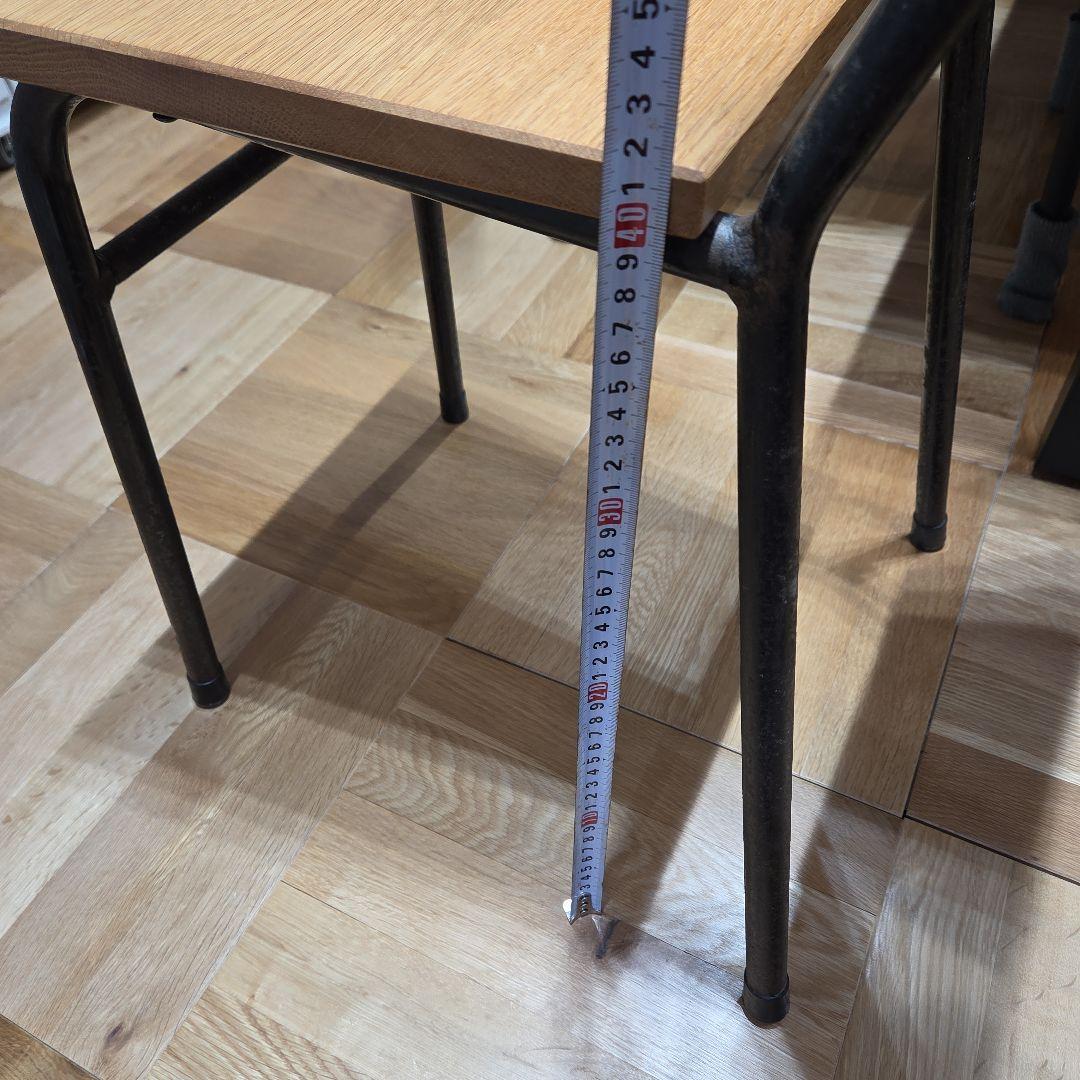 アンティーク椅子 木製座面