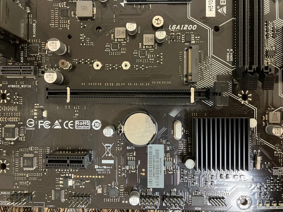 i5 10400　BIOSTAR H510M DDR4 16GB