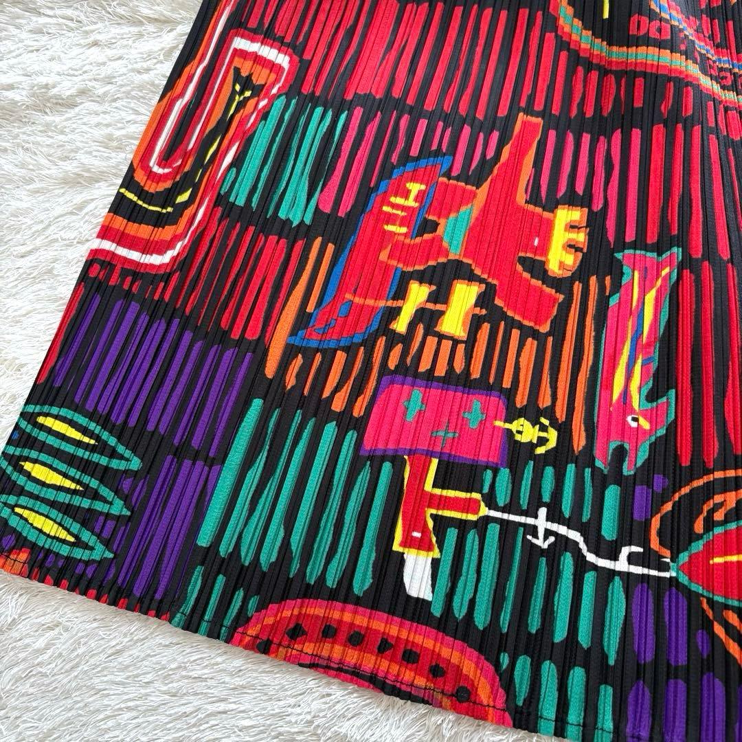 極美品☆希少☆プリーツプリーズ☆イッセイミヤケ☆お洒落なスカート☆サイズ２