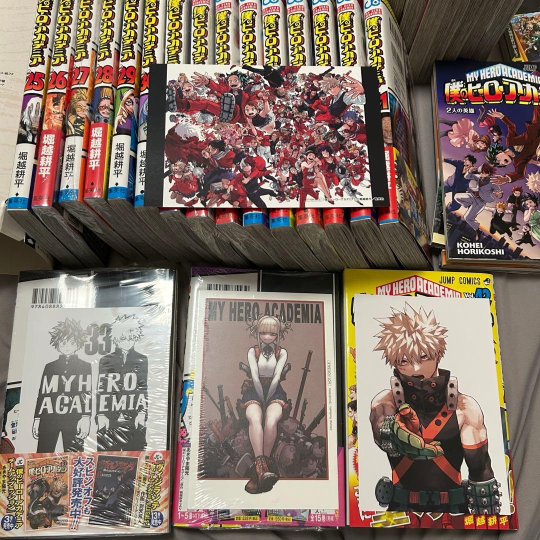 椿　僕のヒーローアカデミア 42巻セット　フィギュア2体