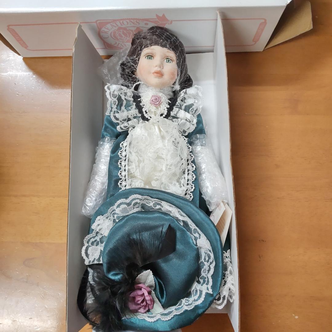 人形　ドール　ヴィンテージ　新品　西洋人形　ビスクドール