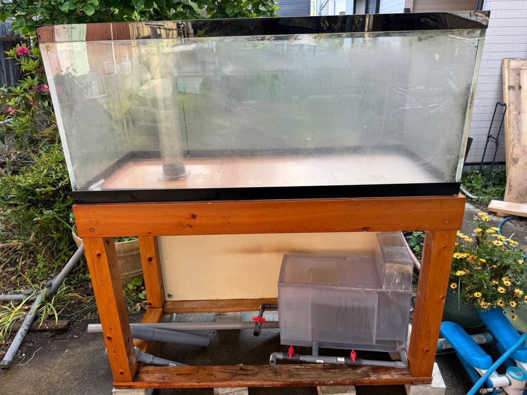 八*）様 1400×600×600アクリルオーバーフロー水槽