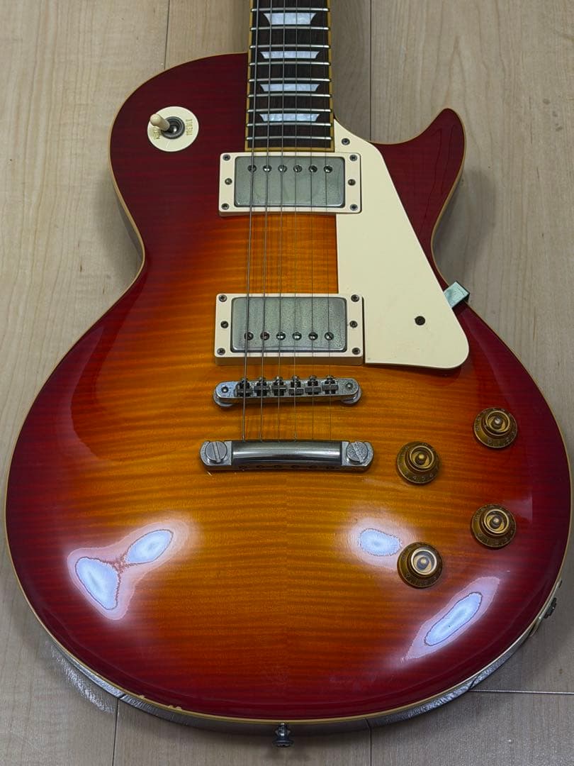 値下げ／EDWARDS レスポール／E-LP-STD／チェリーサンバースト／軽量