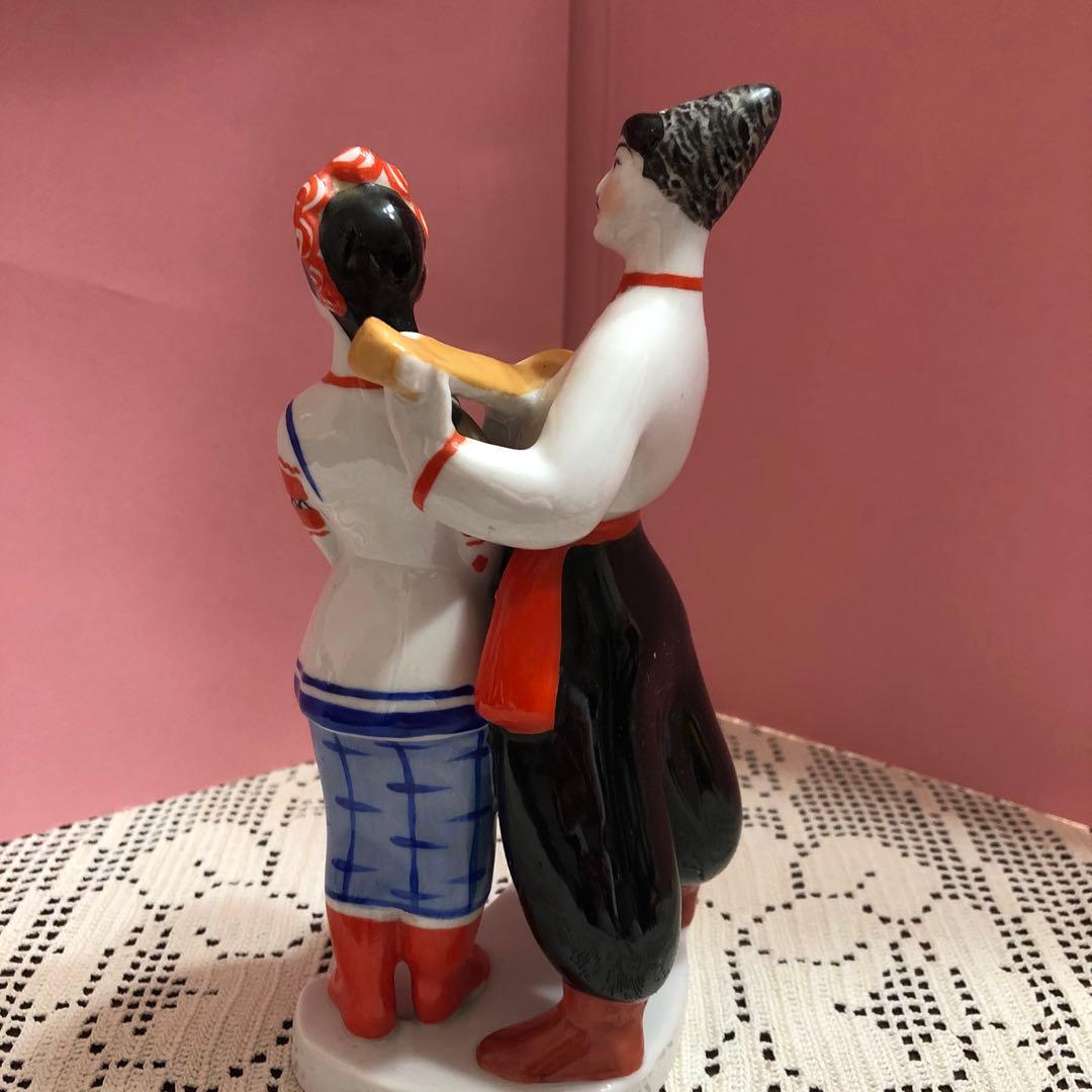 ロシア製　磁器像　ダンサー　ビンテージ