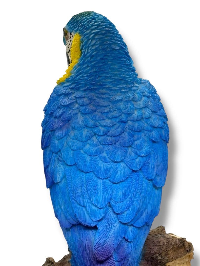 #希少種-ベニコンゴウインコ・ルリコンゴウインコ 樹脂製オブジェ 2体セット