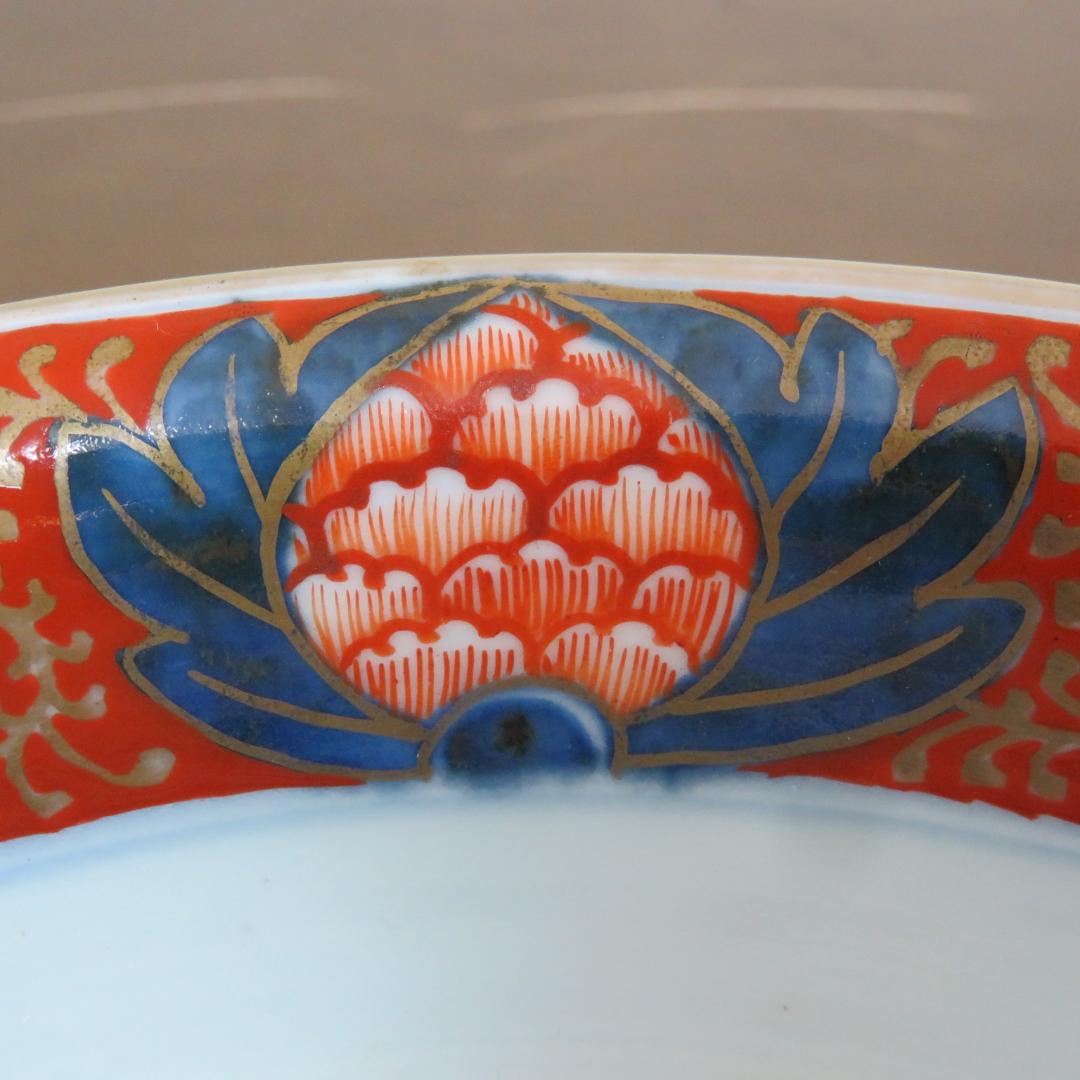 鉢 丼 古伊万里 極楽 鳳凰 龍 牡丹 唐草 蛇の目 江戸 明治