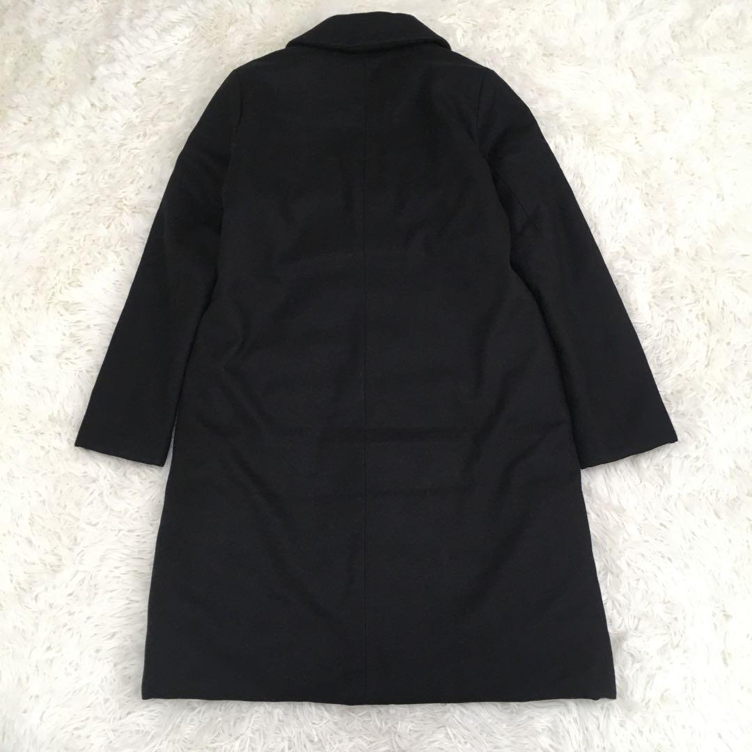 美品✨セオリーリュクス ダウン チェスターコート ブラック ウール 40 L