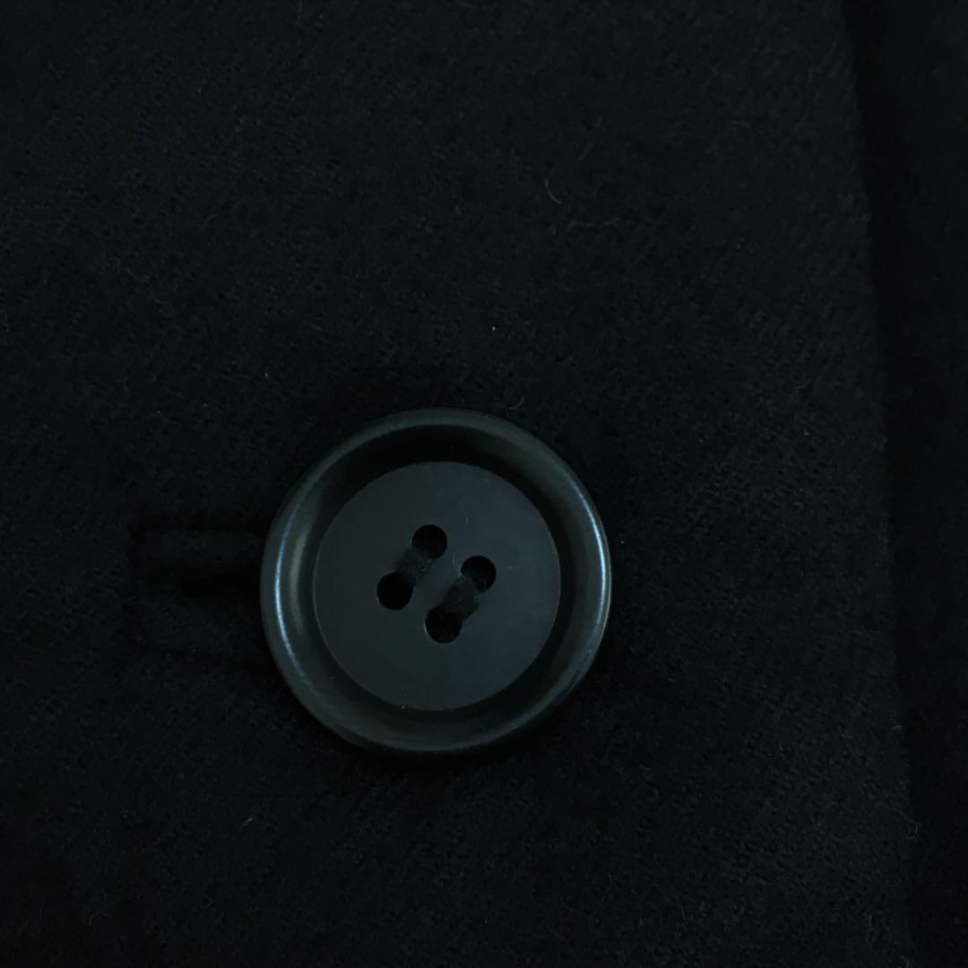 美品✨セオリーリュクス ダウン チェスターコート ブラック ウール 40 L