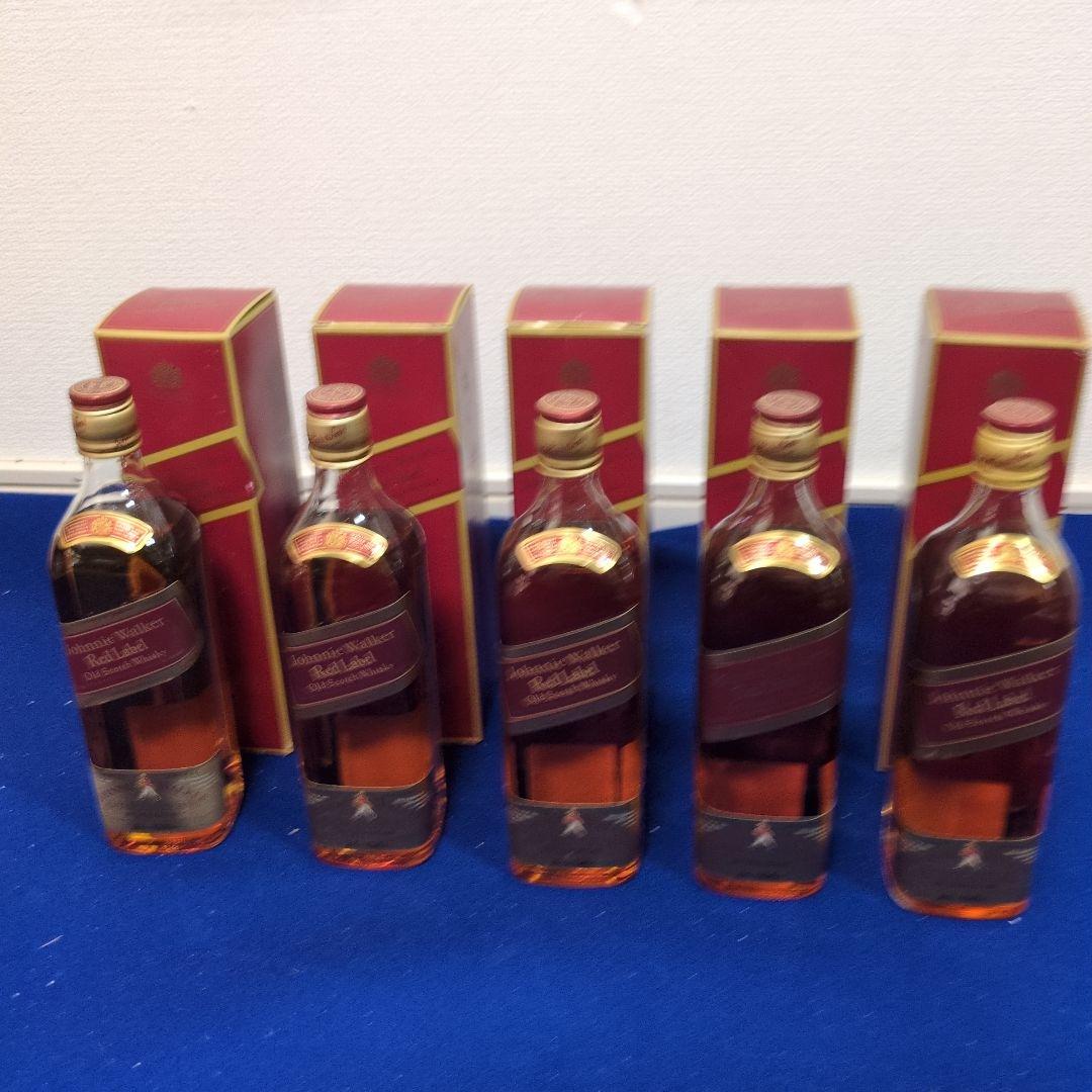 ジョニーウォーカー Red Label ウイスキー 5本セット　赤ラベル