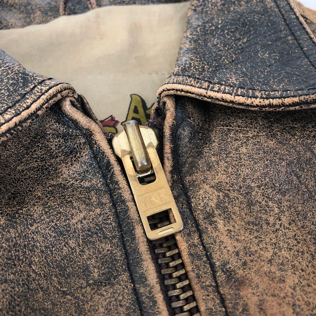 archive アンティークレザー シングルライダース グランジ ヴィンテージ