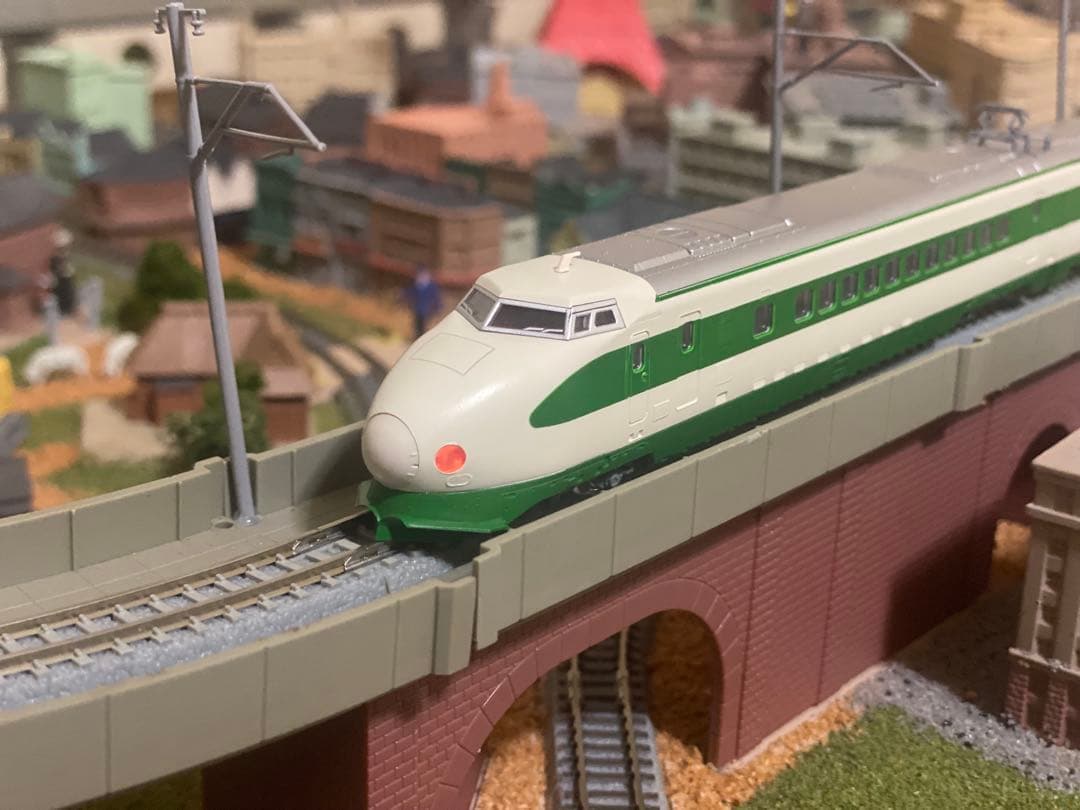 青*木様 KATO 200系 新幹線 Nゲージ 6両セット 動作確認・ライト点灯