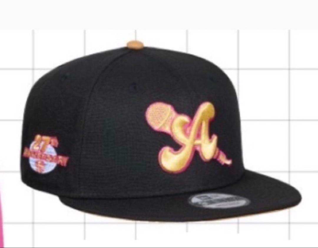 浜崎あゆみ　NEW ERA ニューエラ　コラボキャップ　ブラック